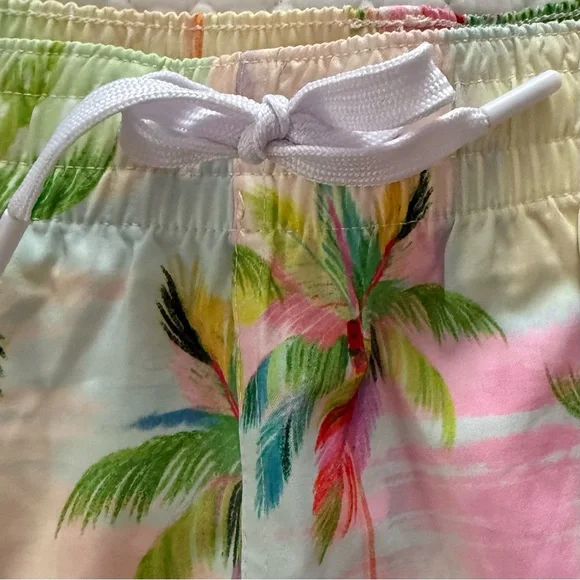 Duvin Pastel Palmy Swim Shorts size L NWOT - Picture 6 of 8